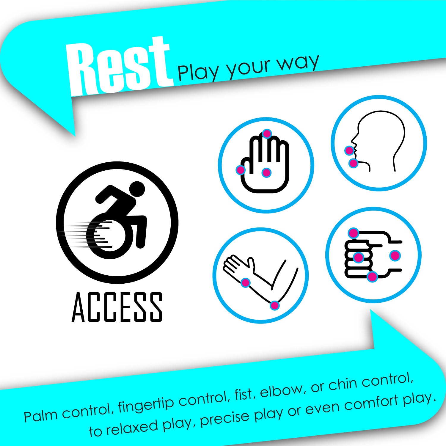 Rest Kit | Gaming Controller Adaptive Accessibility