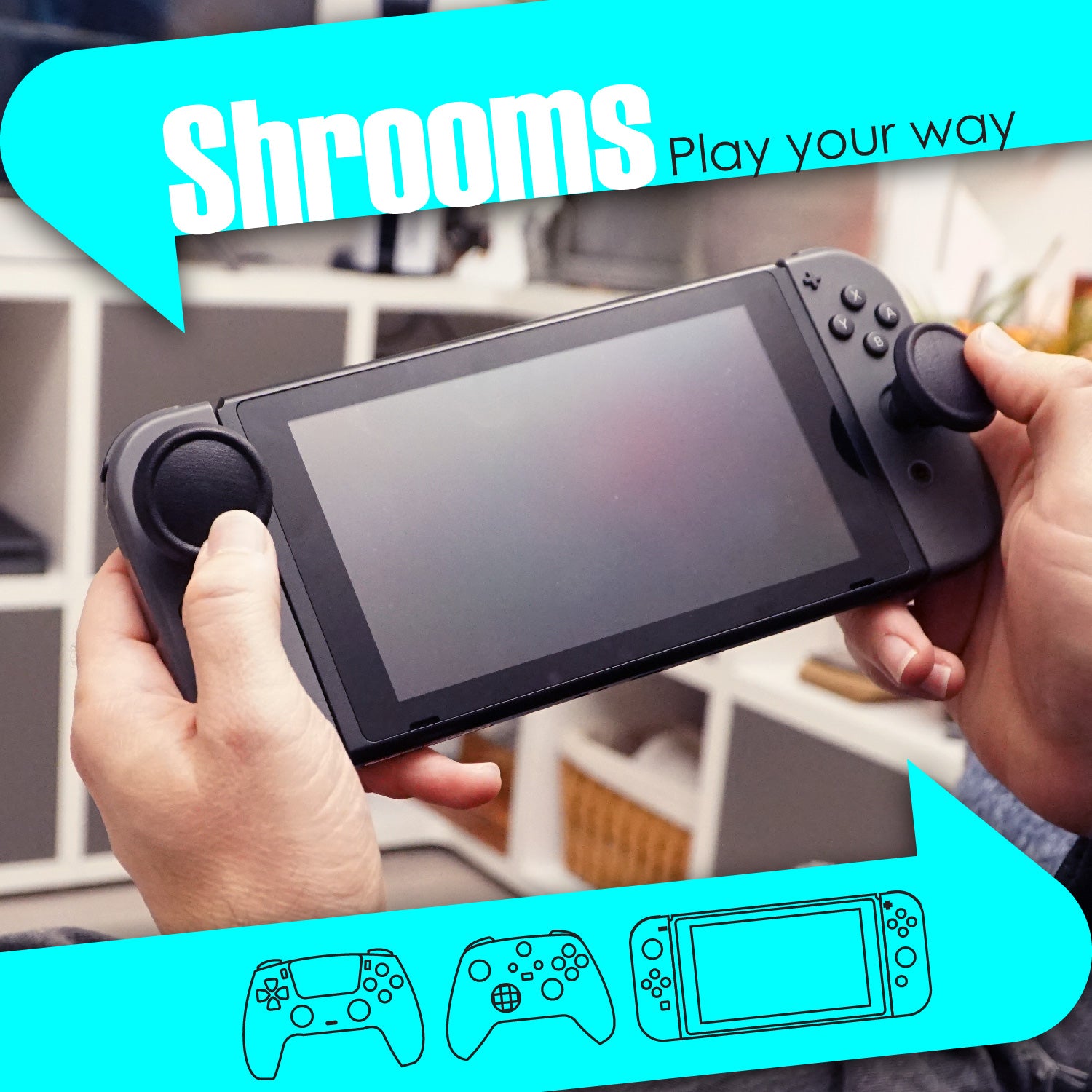 Shrooms Kit | Adaptive Joystick Grips
