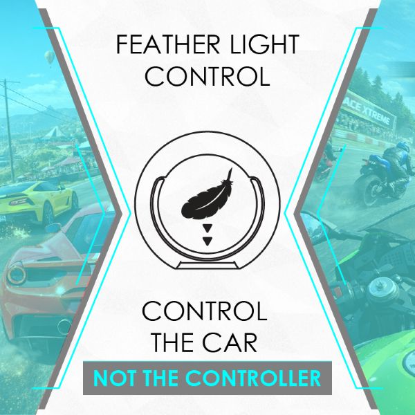 Racer kit: feather light control, control the car, not the controller