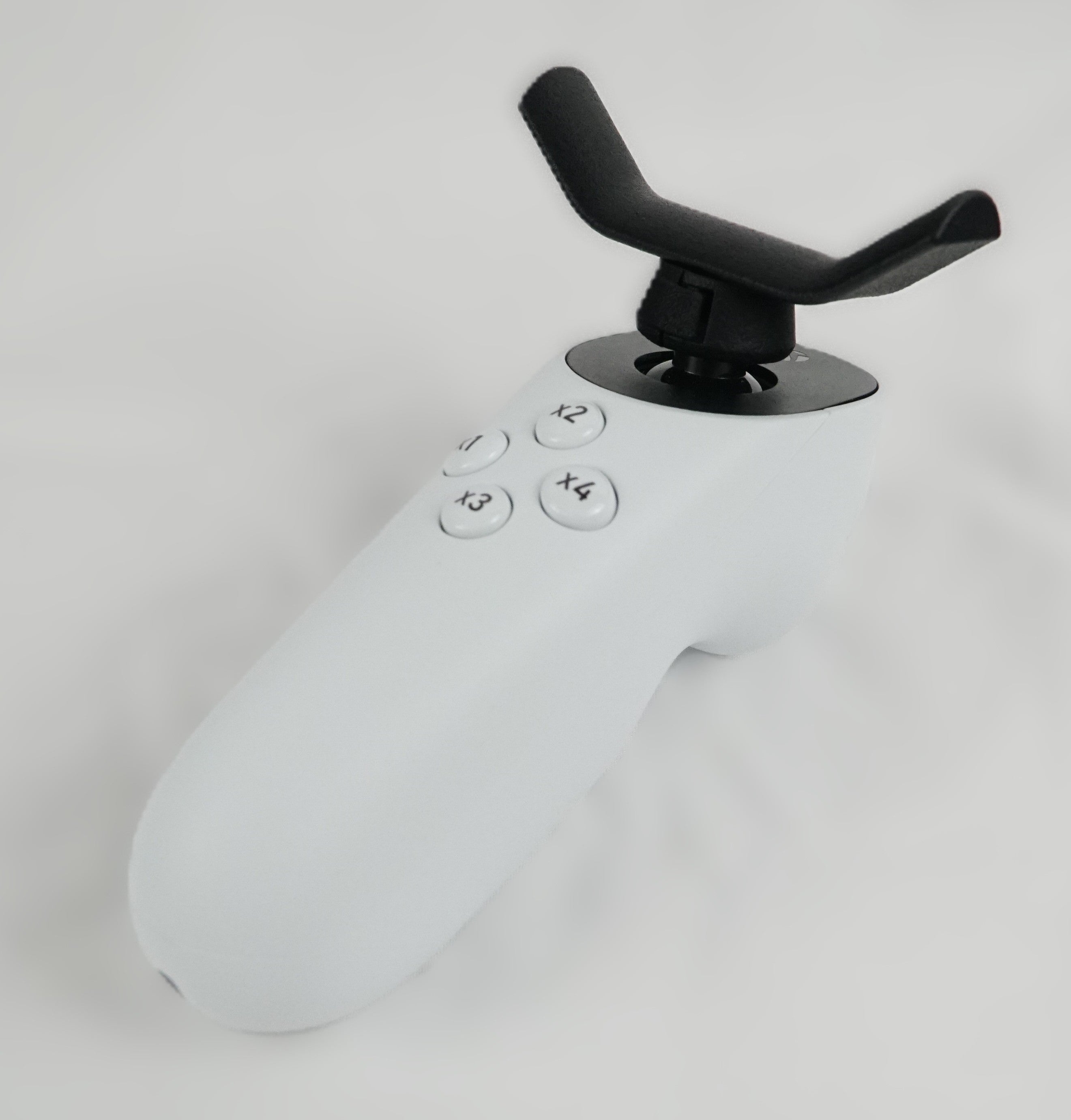 X Knuckle with Albatross Soldier, from Rest Kit, thumbstick toppers on Xbox Adaptive Joystick (XAJ) 