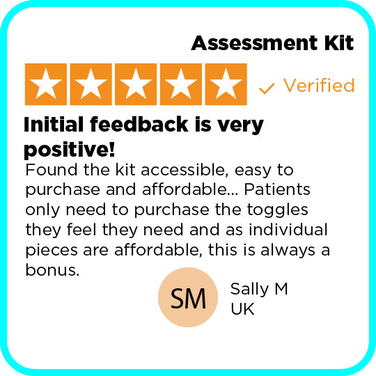 Assessment kit 5* customer review..."Initial feedback is very positive!"