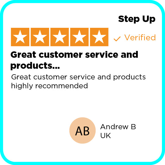 Step Up kit 5* customer review..."Great customer service and products..."