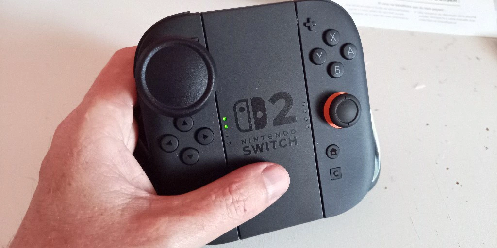 P Knuckle with Shroom Soldier on Nintendo Switch 2 Joycon