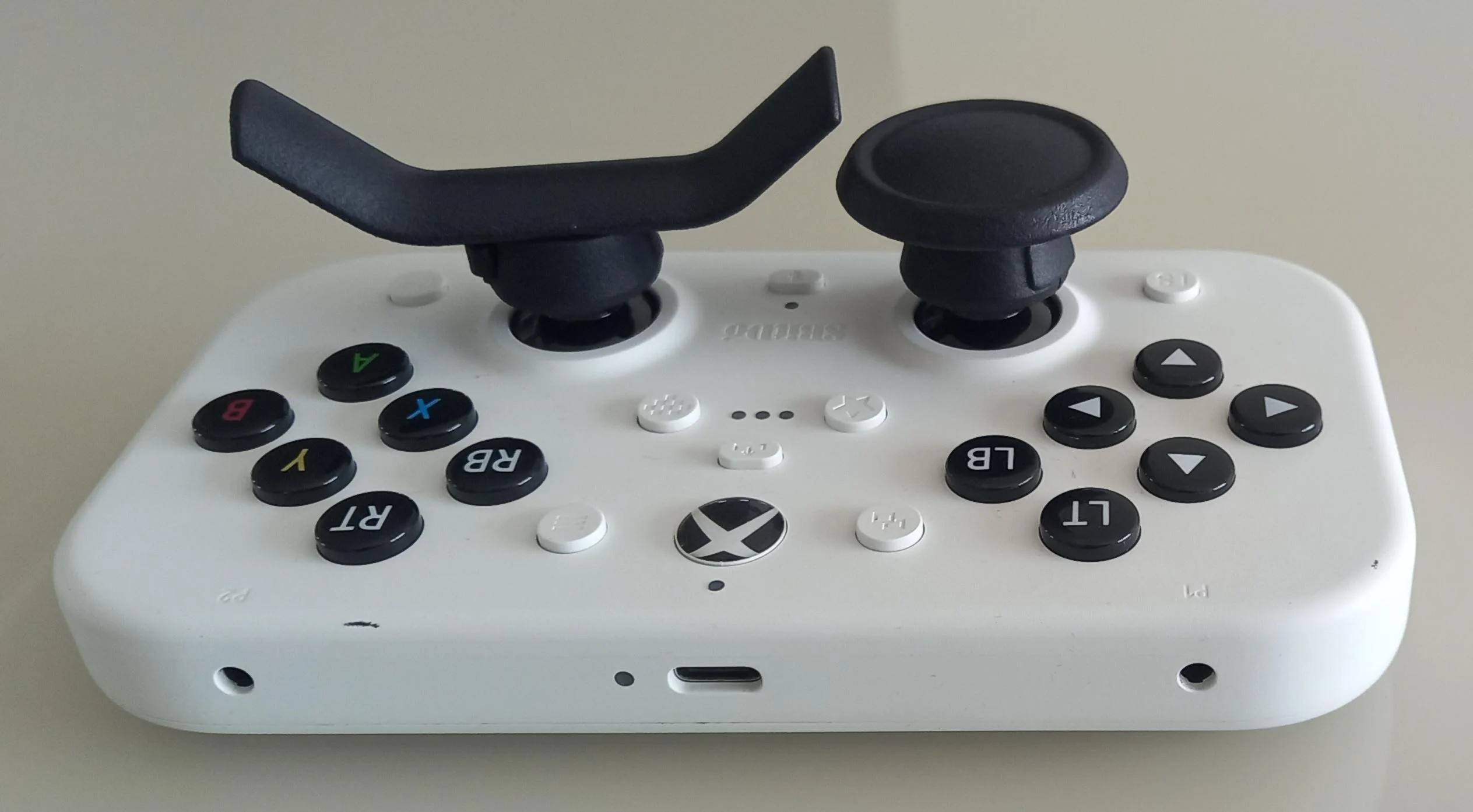 Rest Kit with P Knuckles on 8BitDo SE Lite
