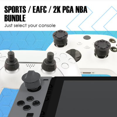 Gaming accessories: Sports gaming thumb grip bundles for PlayStation, Xbox & Switch. Thumb Soldiers Smart Thumb Grips - best gifts for gamers